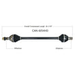 Load image into Gallery viewer, Tytaneum HEAVY DUTY CV AXLE 813-0383