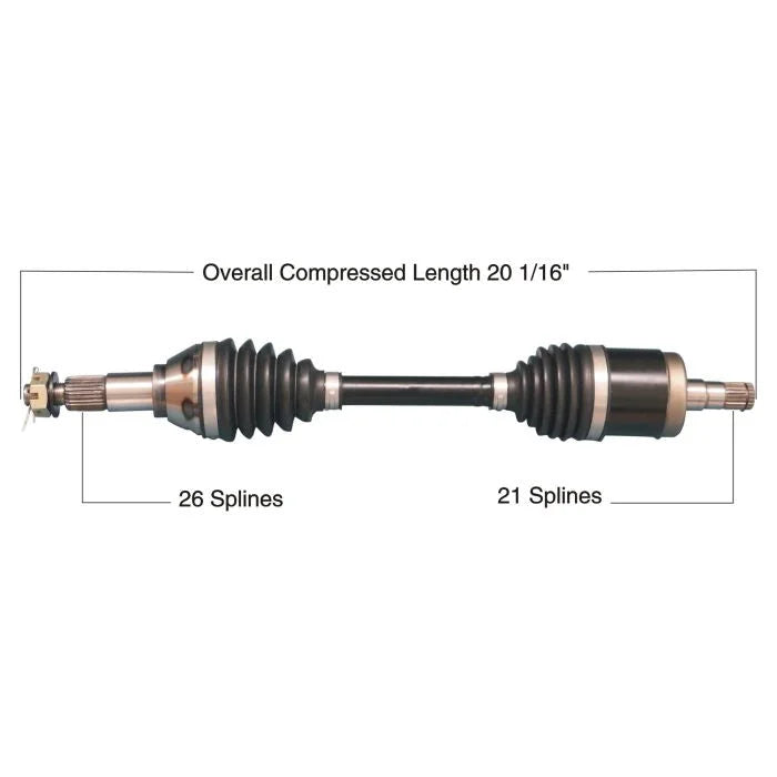 Tytaneum HEAVY DUTY CV AXLE FRONT LEFT 813-0242 fits Can-Am