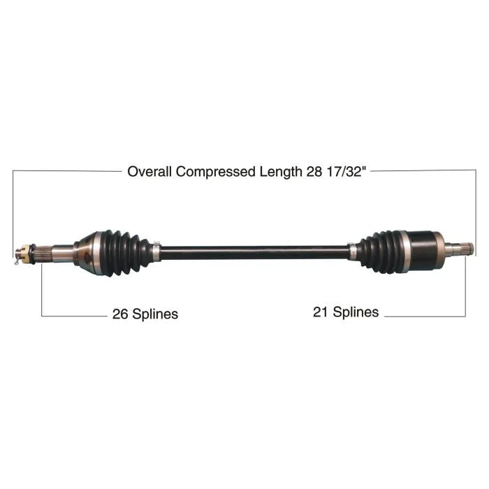 Tytaneum HEAVY DUTY CV AXLE FRONT LEFT 813-0247 fits Can-Am