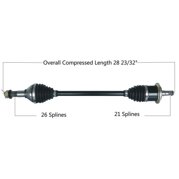 Tytaneum HEAVY DUTY CV AXLE FRONT LEFT 813-0253 fits Can-Am