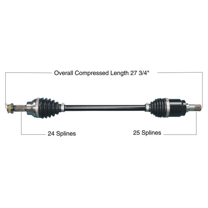 Tytaneum HEAVY DUTY CV AXLE FRONT LEFT 813-0270 fits Honda
