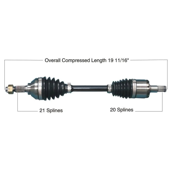 Tytaneum HEAVY DUTY CV AXLE FRONT LEFT 813-0281 fits Kawasaki