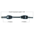Load image into Gallery viewer, Tytaneum HEAVY DUTY CV AXLE FRONT LEFT 813-0331 fits Yamaha
