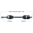Load image into Gallery viewer, Tytaneum HEAVY DUTY CV AXLE FRONT LEFT / RIGHT 813-0292 fits Polaris