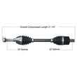 Load image into Gallery viewer, Tytaneum HEAVY DUTY CV AXLE FRONT LEFT / RIGHT 813-0305 fits Polaris