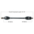 Load image into Gallery viewer, Tytaneum HEAVY DUTY CV AXLE FRONT LEFT / RIGHT 813-0311 fits Polaris