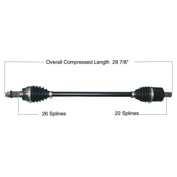 Tytaneum HEAVY DUTY CV AXLE FRONT LEFT / RIGHT 813-0314 fits Polaris