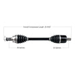 Load image into Gallery viewer, Tytaneum HEAVY DUTY CV AXLE FRONT LEFT / RIGHT 813-0323 fits Polaris