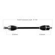Load image into Gallery viewer, Tytaneum HEAVY DUTY CV AXLE FRONT LEFT / RIGHT 813-0324 fits Polaris