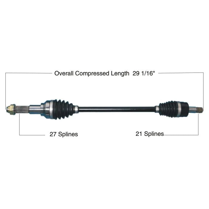 Tytaneum HEAVY DUTY CV AXLE FRONT LEFT / RIGHT 813-0346 fits Yamaha