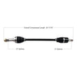 Load image into Gallery viewer, Tytaneum HEAVY DUTY CV AXLE FRONT LEFT / RIGHT 813-0350 fits Yamaha