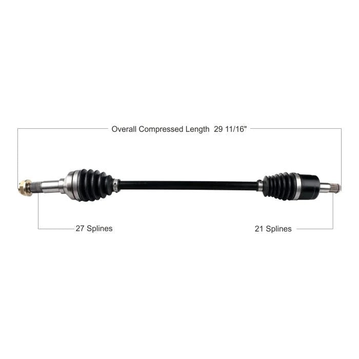 Tytaneum HEAVY DUTY CV AXLE FRONT LEFT / RIGHT 813-0350 fits Yamaha