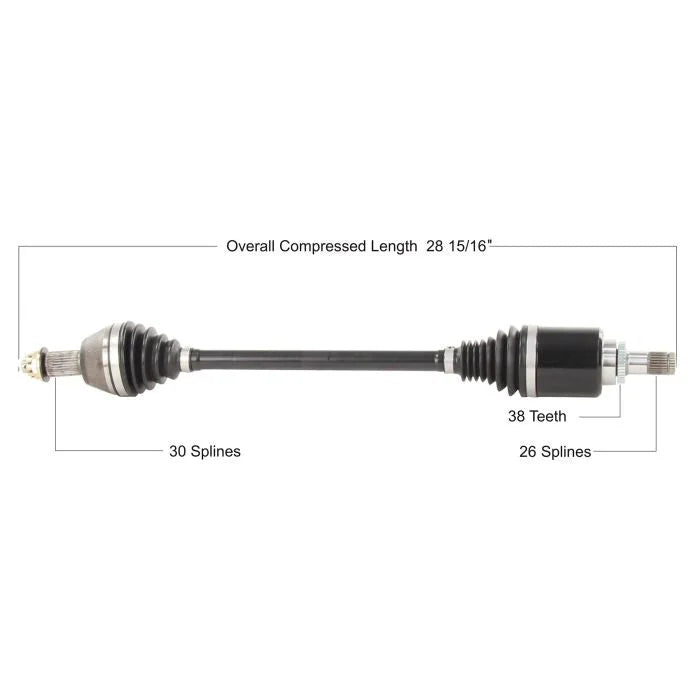Tytaneum HEAVY DUTY CV AXLE FRONT LEFT / RIGHT HON-6051HD fits Honda
