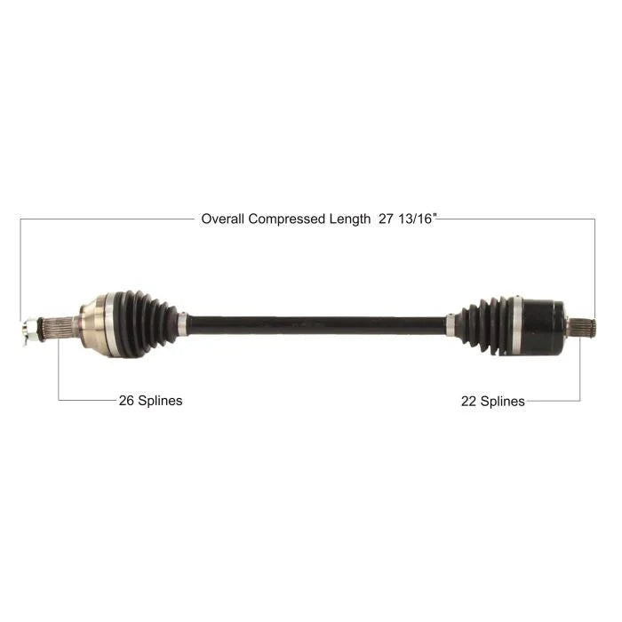 Tytaneum HEAVY DUTY CV AXLE FRONT LEFT / RIGHT POL-6086HD fits Polaris