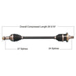 Load image into Gallery viewer, Tytaneum HEAVY DUTY CV AXLE FRONT RIGHT 813-0229 fits Arctic CAT
