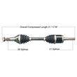 Load image into Gallery viewer, Tytaneum HEAVY DUTY CV AXLE FRONT RIGHT 813-0243 fits Can-Am