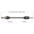 Load image into Gallery viewer, Tytaneum HEAVY DUTY CV AXLE FRONT RIGHT 813-0246 fits Can-Am
