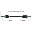 Load image into Gallery viewer, Tytaneum HEAVY DUTY CV AXLE FRONT RIGHT 813-0256 fits Can-Am