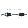 Load image into Gallery viewer, Tytaneum HEAVY DUTY CV AXLE FRONT RIGHT 813-0282 fits Kawasaki
