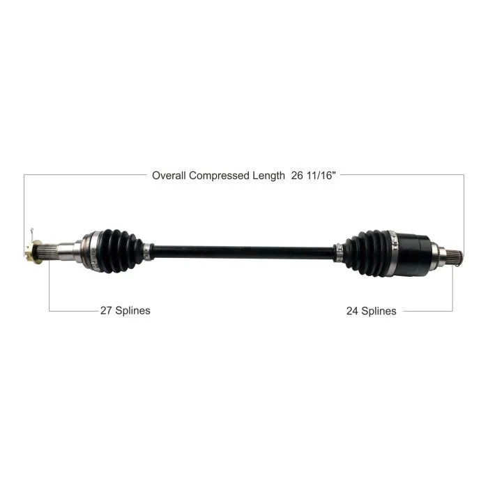 Tytaneum HEAVY DUTY CV AXLE FRONT RIGHT 813-0288 fits Kymco