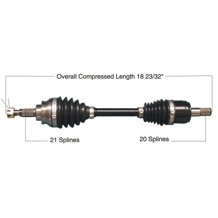 Tytaneum HEAVY DUTY CV AXLE FRONT RIGHT / LEFT 813-0266 fits Honda