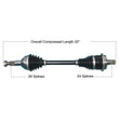 Load image into Gallery viewer, Tytaneum HEAVY DUTY CV AXLE REAR LEFT 813-0237 fits Can-Am