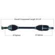 Load image into Gallery viewer, Tytaneum HEAVY DUTY CV AXLE REAR LEFT 813-0273 fits Honda
