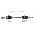 Load image into Gallery viewer, Tytaneum HEAVY DUTY CV AXLE REAR LEFT 813-0293 fits Polaris