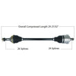 Load image into Gallery viewer, Tytaneum HEAVY DUTY CV AXLE REAR LEFT / RIGHT 813-0255 fits Can-Am