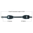 Load image into Gallery viewer, Tytaneum HEAVY DUTY CV AXLE REAR LEFT / RIGHT 813-0275 fits Kawasaki