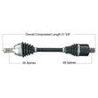 Load image into Gallery viewer, Tytaneum HEAVY DUTY CV AXLE REAR LEFT / RIGHT 813-0300 fits Polaris