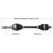 Load image into Gallery viewer, Tytaneum HEAVY DUTY CV AXLE REAR LEFT / RIGHT 813-0309 fits Polaris