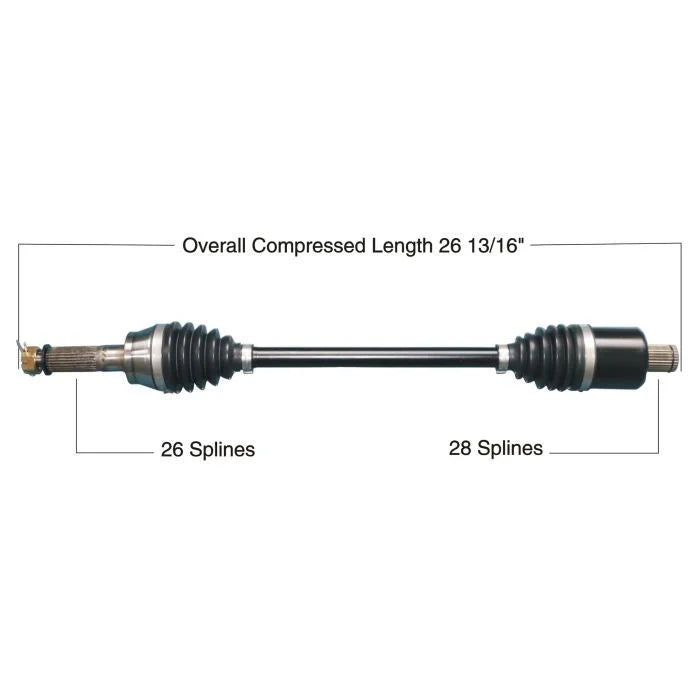 Tytaneum HEAVY DUTY CV AXLE REAR LEFT / RIGHT 813-0313 fits Polaris