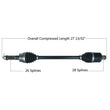 Load image into Gallery viewer, Tytaneum HEAVY DUTY CV AXLE REAR LEFT / RIGHT 813-0321 fits Polaris