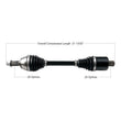 Load image into Gallery viewer, Tytaneum HEAVY DUTY CV AXLE REAR LEFT / RIGHT 813-0327 fits Polaris