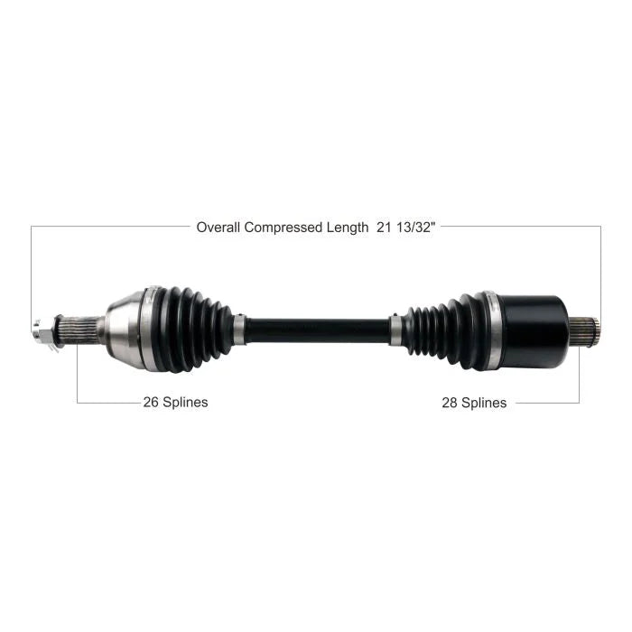 Tytaneum HEAVY DUTY CV AXLE REAR LEFT / RIGHT 813-0327 fits Polaris