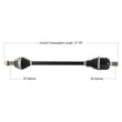 Load image into Gallery viewer, Tytaneum HEAVY DUTY CV AXLE REAR LEFT / RIGHT HON-6049HD fits Honda