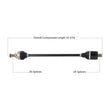 Load image into Gallery viewer, Tytaneum HEAVY DUTY CV AXLE REAR LEFT / RIGHT POL-6083HD fits Polaris
