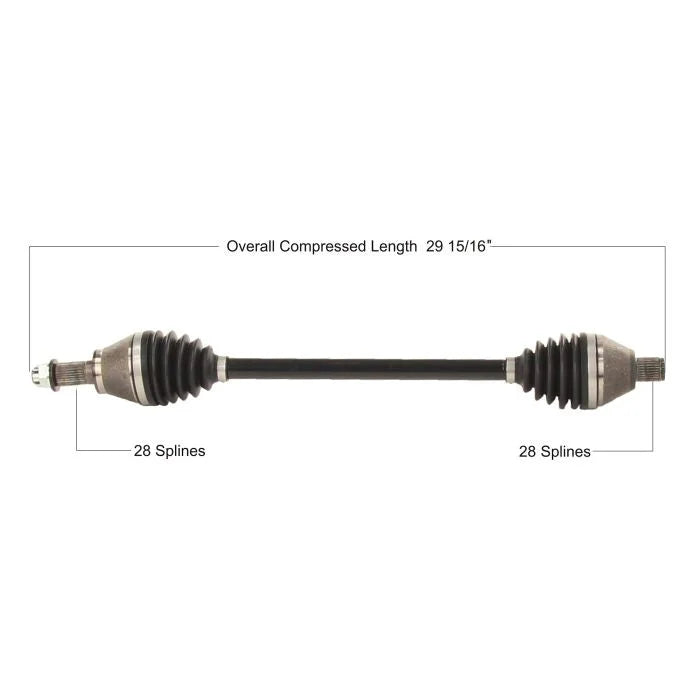Tytaneum HEAVY DUTY CV AXLE REAR LEFT / RIGHT POL-6087HD fits Polaris