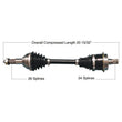 Load image into Gallery viewer, Tytaneum HEAVY DUTY CV AXLE REAR RIGHT 813-0238 fits Can-Am