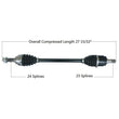 Load image into Gallery viewer, Tytaneum HEAVY DUTY CV AXLE REAR RIGHT 813-0274 fits Honda