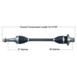 Load image into Gallery viewer, Tytaneum HEAVY DUTY CV AXLE REAR RIGHT 813-0343 fits Yamaha