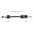 Load image into Gallery viewer, Tytaneum HEAVY DUTY REPLACEMENT CV AXLE FRONT LEFT CAN-6061HD fits Can-Am