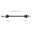 Load image into Gallery viewer, Tytaneum HEAVY DUTY REPLACEMENT CV AXLE FRONT LEFT CAN-6064HD fits Can-Am