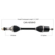 Load image into Gallery viewer, Tytaneum HEAVY DUTY REPLACEMENT CV AXLE FRONT RIGHT CAN-6058HD fits Can-Am