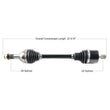 Load image into Gallery viewer, Tytaneum HEAVY DUTY REPLACEMENT CV AXLE REAR LEFT/RIGHT CAN-6059HD fits Can-Am