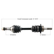Load image into Gallery viewer, Tytaneum OE REPLACEMENT CV AXLE CAN-7066 fits Can-Am