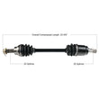Load image into Gallery viewer, Tytaneum OE REPLACEMENT CV AXLE HON-7045 fits Honda