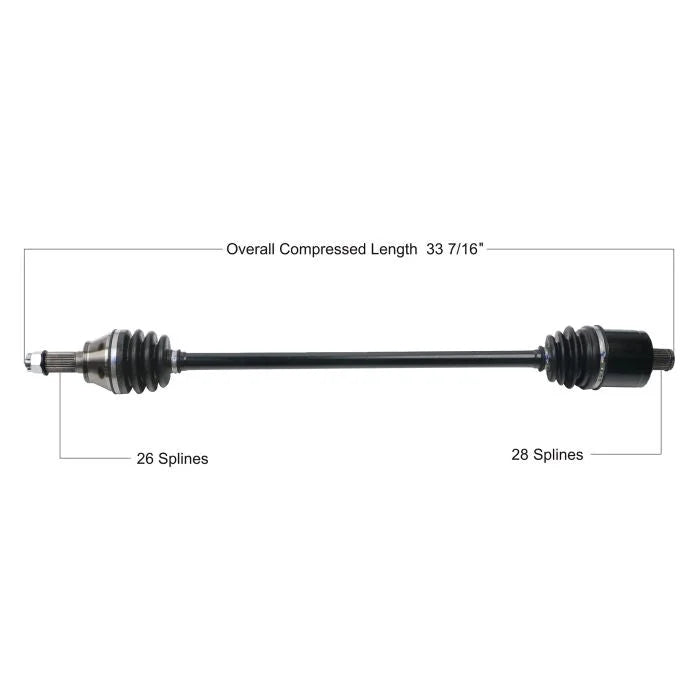Tytaneum OE Replacement CV Axle POL-7078 fits Polaris