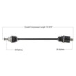 Load image into Gallery viewer, Tytaneum OE Replacement CV Axle POL-7080 fits Polaris